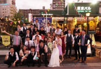 つくば研究学園の「ラフェリーチェ」結婚式披露宴。近くの東京バルタケオで結婚式二次会
