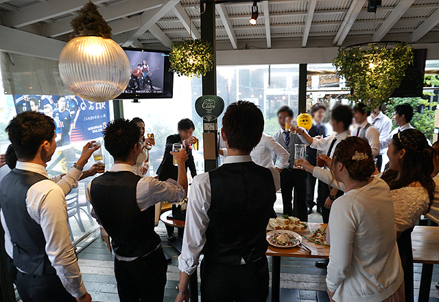 つくば研究学園の「ラフェリーチェ」結婚式披露宴。近くの東京バルタケオで結婚式二次会